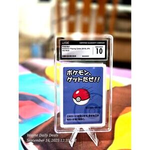 PokemonPoké Ball Pokémon Playing Cards (2019) JPN Old Maid
GEM MINT 10